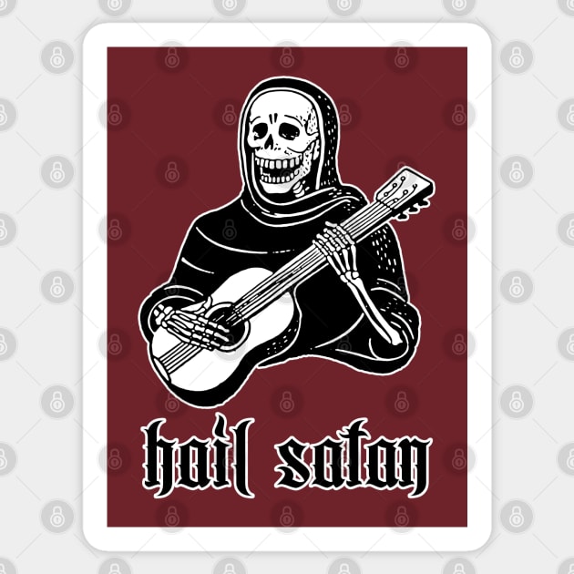 Hail Satan Sticker by DankFutura